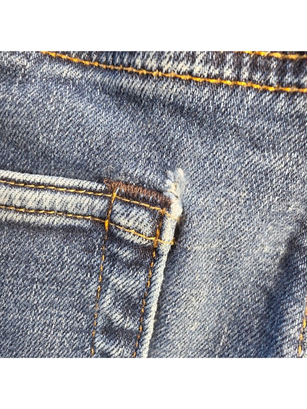 American Eagle Original Straight Jeans Mens 30x32 Light Wash Y2K Denim - Picture 11 of 11